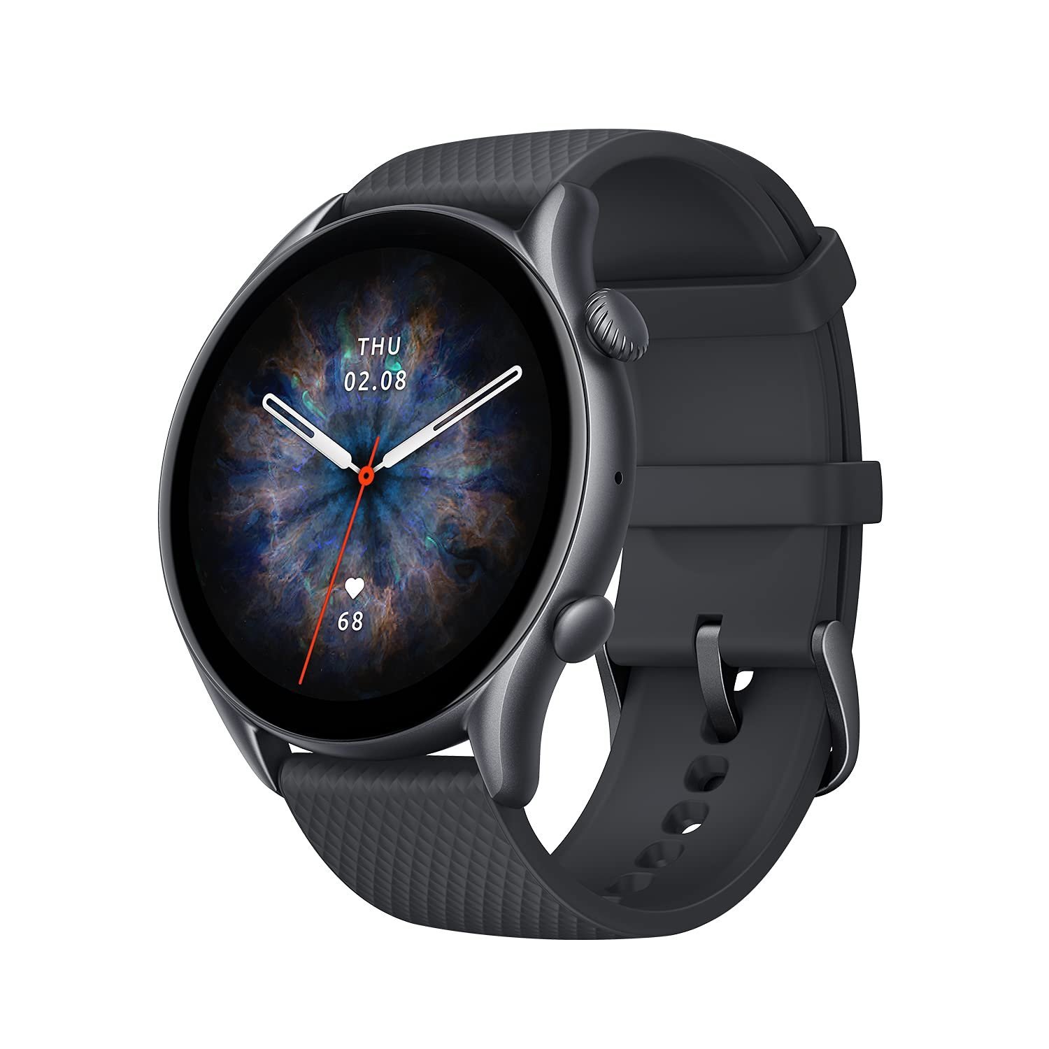 61LeyQw4qbL._SL1500_.jpg Amazfit GTR 3 Pro Smart Watch (46mm, Infinite Black) - Image 1